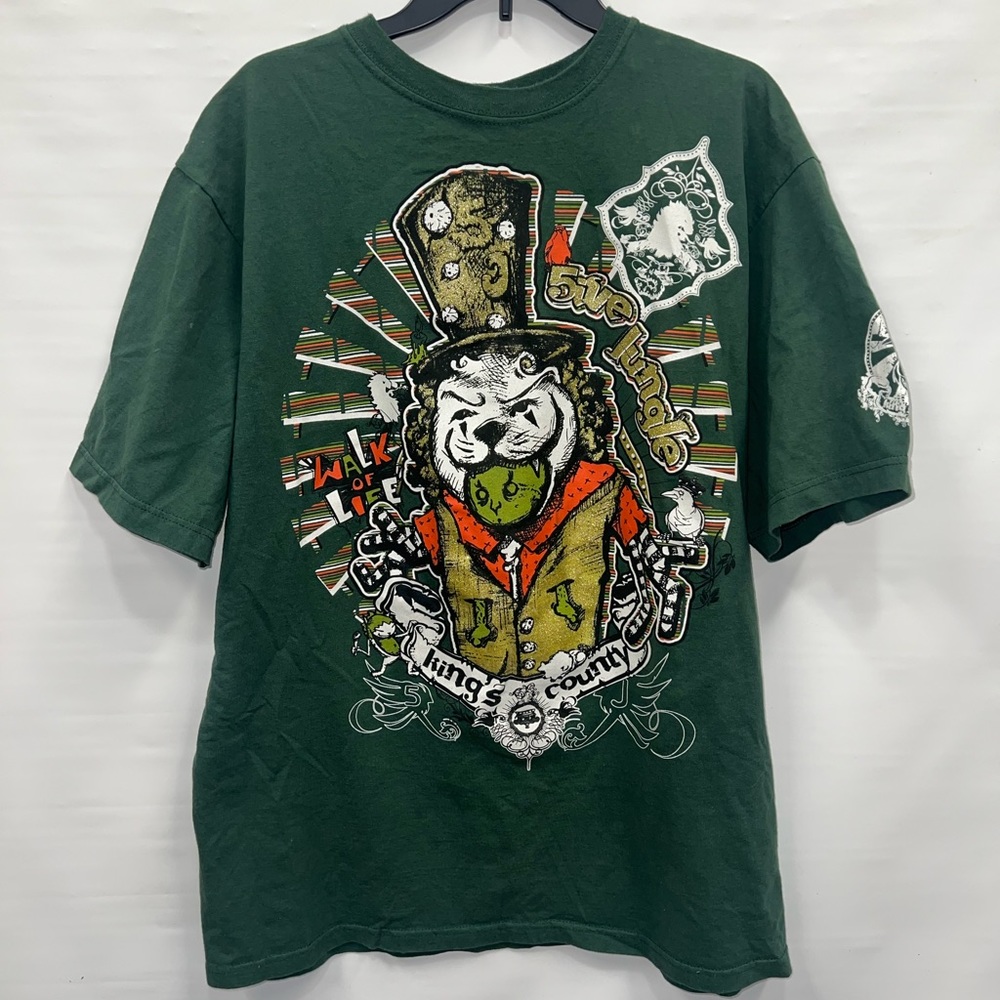 Five Jungle T-Shirt Men’s XXL Multicolor 100% Cotton Short Sleeve Graphic
